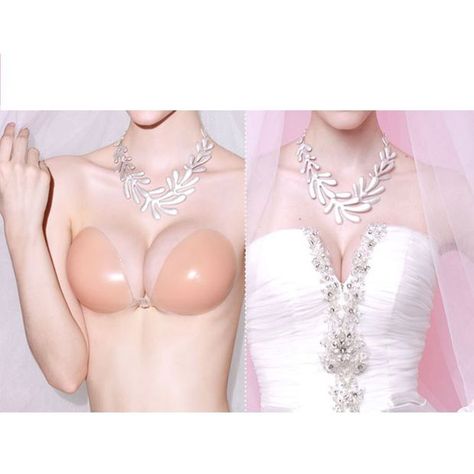 Nsstar Invisible Bras Breast Push Up Self Adhesive Breathable Backless Strapless Bra Nipple Cover Silicone Bra Free Bra Brassiere Nipple-shield Breast Form Without Strap,Wedding Dress Evening Dress Bikini Swimsuit Pads Bra Inserts B Cup Strap Wedding Dress, Bridal Bra, Strapless Backless Bra, Wedding Gown Inspiration, Silicone Bra, Front Closure Bra, Free Bra, Bra Inserts, Invisible Bra