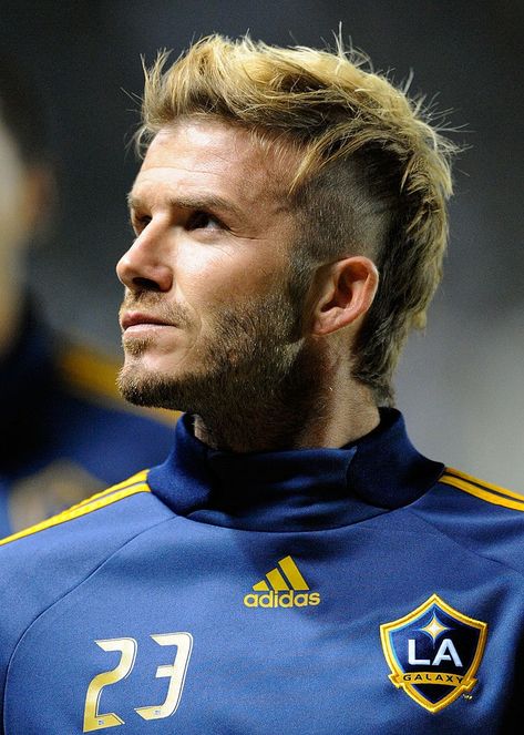 David Beckham Mohawk, Trendy Mullet Men, David Beckham Beard, Boys Faux Hawk, David Beckham Haircut, Beckham Haircut, David Beckham Photos, Mohawk For Men, David Beckham Hairstyle