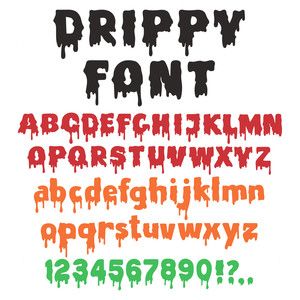 Drippy Font, Christmas Fonts Free, Paint Font, Fonts Quotes, Create Text, Doodle Art Journals, Hand Lettering Alphabet, Halloween Fonts, Christmas Fonts