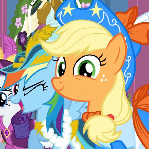 rainbow dash and applejack, my little pony icon, my little pony pfp, mlp icon, mlp pfp Applejack Pfp, Applejack And Rainbow Dash, Rainbow Dash And Applejack, Rainbow Dash Applejack, My Little Pony Icon, My Little Pony Pfp, Mlp Pfp, Mlp Aesthetic, Mlp Ships