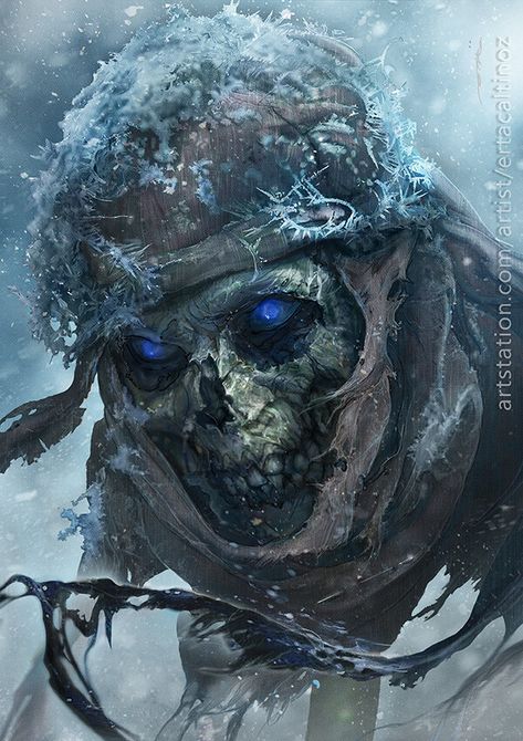 "Septa Mordane" by Ertaç Altınöz Ice Zombie, Dnd Creatures, Icewind Dale, Valar Dohaeris, Zombie Monster, Zombie Art, Nevada Usa, Being Human, Dnd Monsters