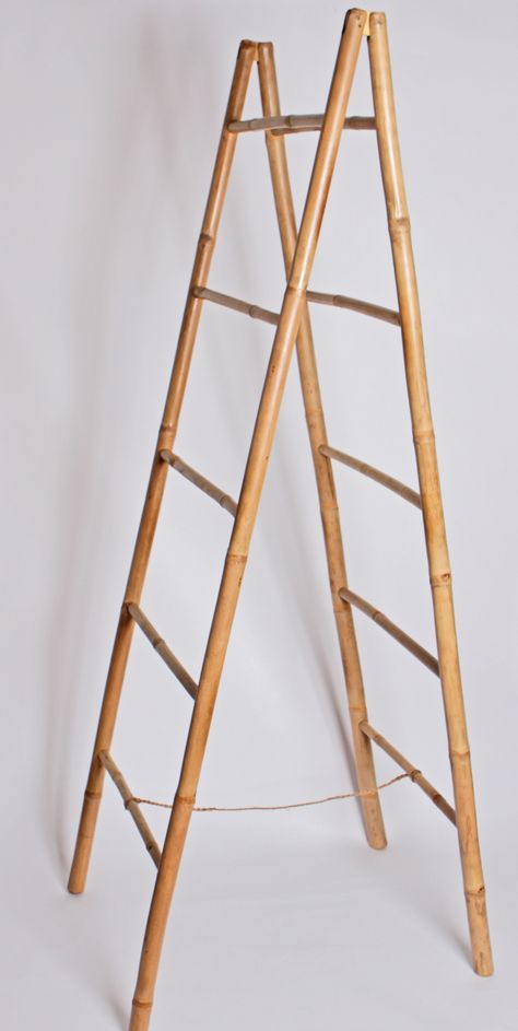 Double bamboo ladder Bamboo Ladder, Bamboo Ladders