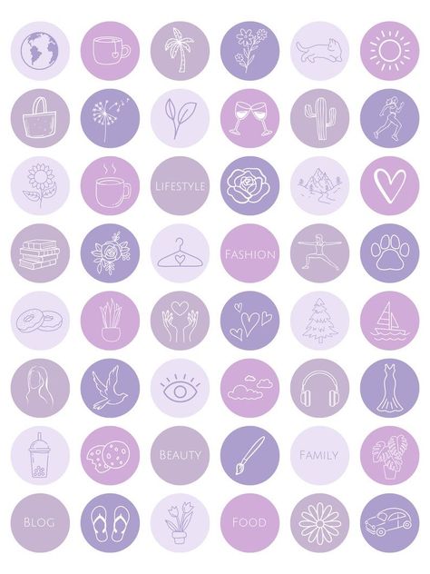 Modern and minimal purple Instagram highlight icons for your profile. Perfect for bloggers, influencers, and #Highlight_Covers_Instagram_Purple_Pastel #Purple_Aesthetic_Instagram_Highlight #Instagram_Icons_Purple #Hilight_Instagram_Purple Light Purple Instagram Highlight Covers, Purple Aesthetic Highlight Cover, Ig Highlight Covers Purple, Highlight Covers Instagram Purple Pastel, Highlight Covers Instagram Purple, Purple Instagram Theme, Purple Highlight Cover, Insta Highlight Cover Icons Purple, Purple Aesthetic Instagram Highlight