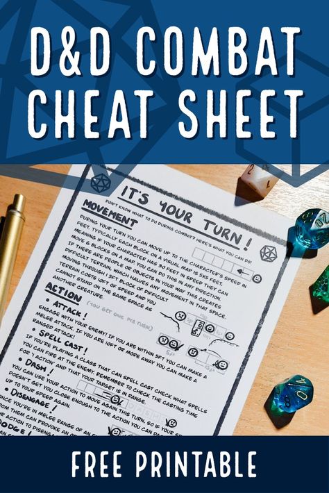 Dnd Quick Reference, Dnd Conditions Cheat Sheet, Dungeons And Dragons Free Printable, Dnd How To Play, Free Dnd Campaigns, Printable Dnd Miniatures, How To Play Dnd For Beginners, D&d Printables, D&d Dm Ideas