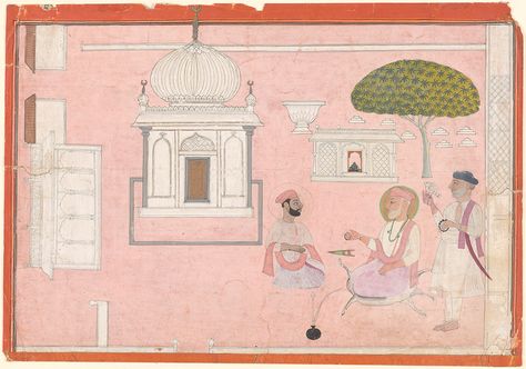 MS M.1007 | Indian Miniatures | The Morgan Library & Museum Still Life Sketch, Fashion Poster Design, Mughal Paintings, Persian Miniature, Morgan Library, Indian Painting, Historical Painting, A Prince, Islamic Paintings