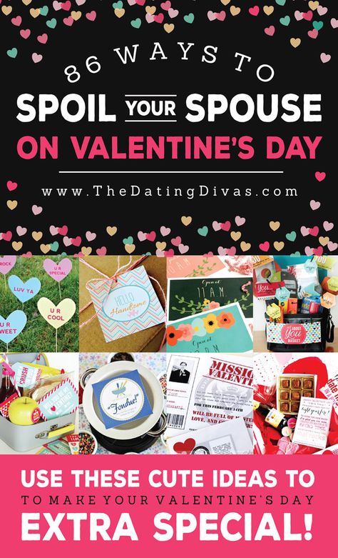 86 Ideas to Spoil Your Spouse for Valentine's | The Dating Divas Valentine's Sweets, Valentine Stuff, Valentine's Day Celebration, Happy Hearts Day, The Dating Divas, Valentine's Day Printables, Dating Divas, Sinful Colors, My Funny Valentine