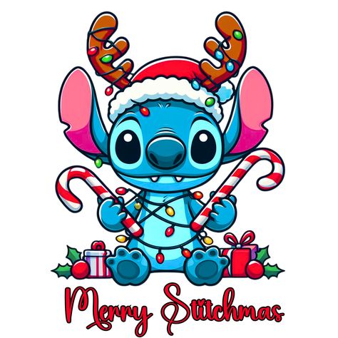 Lilo And Stitch Christmas, Cartoon Christmas Drawings, Stitch Noel, Christmas Stitch, Stitch Christmas, Disney Merry Christmas, Stitch Coloring Pages, Lilo And Stitch Quotes, Halloween Potion Bottles