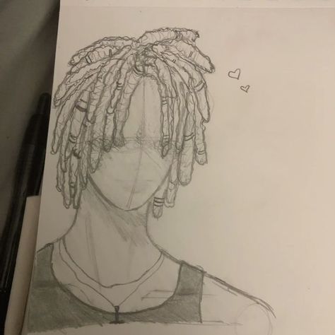 Flip the page and read a new chapter Dreads Styles Drawing Reference, Dreads Side Profile Drawing, Dreads Art Drawing, Dreads Sketch Male, Dreads Drawing References Male, Y2k Dreadheads Drawing, How To Draw Dreads Male, Dread Sketch, Dreadhead Sketch