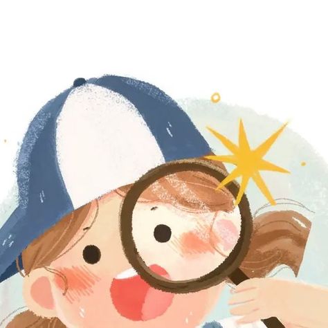 Children’s Book Illustration Simple, Curious Illustration, Children Character Design, Simple Illustration Style, Kidlit Art, Childhood Imagination, Dtiys Challenge, Storybook Illustration, Childlike Faith