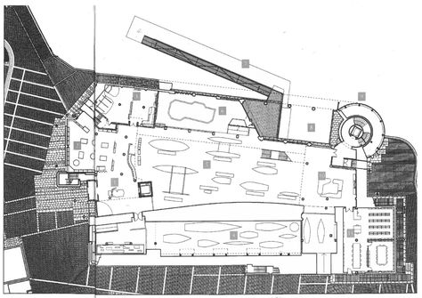 Hidden Architecture » National Maritime Museum Cornwall - Hidden Architecture Marine Museum Architecture, Maritime Museum Architecture, Maritime Museum Design, Museum Site Plan, Maritime Architecture, Hidden Architecture, Marine Museum, Flat Plan, Museum Ideas