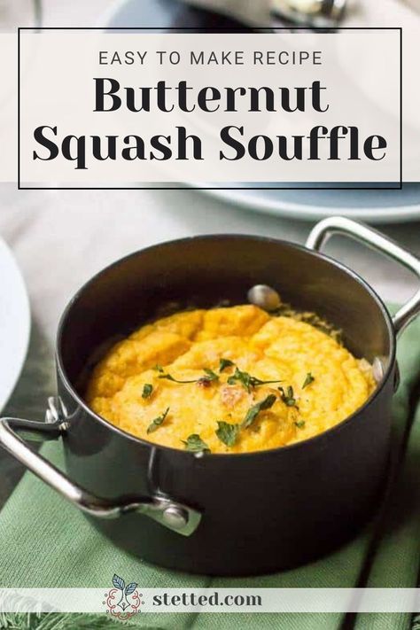 Whip up a cozy delight with this Butternut Squash Souffle recipe! Dive into a fluffy, flavorful souffle that perfectly blends the sweetness of butternut squash with hints of warm spices. Simple to prepare and utterly delicious! Whipped Squash Recipes, Butternut Squash Souffle Recipes, Squash Souffle Recipes, Butternut Squash Souffle, Squash Souffle, Entertaining Food Ideas, Souffle Recipe, Classic Mashed Potatoes, Cooking With Wine