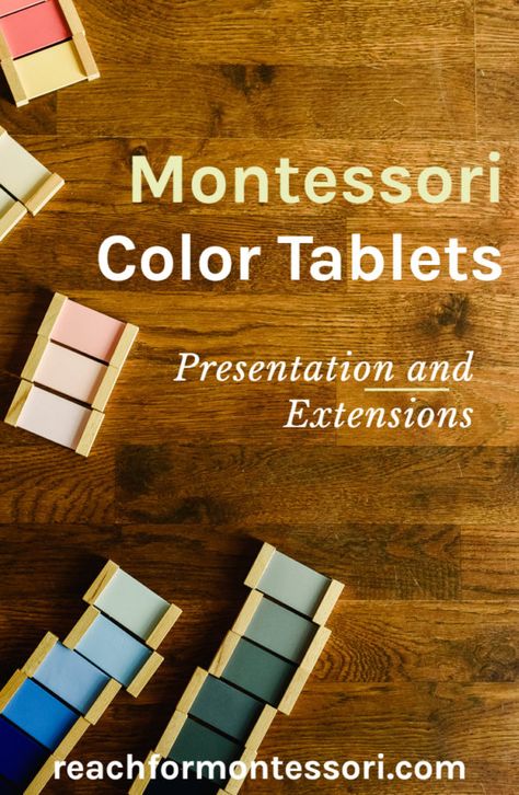 Montessori color tablets are...These are used in Montessori education setting for the primary age group. These tablets... Montessori Color Tablets, Montessori Color, Montessori Ideas, Montessori Education, Reggio Emilia, Montessori Activities, Toddler Activities, Montessori, Preschool