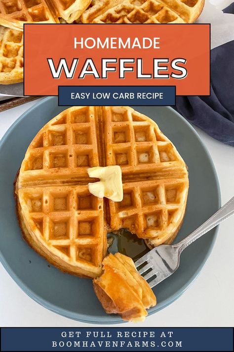 Dive into this simple homemade waffle recipe that guarantees lightness and fluffiness in every bite. Self-rising flour does the magic. Perfect with butter and syrup! Quick Waffle Recipe, Recipe With Self Rising Flour, Malted Waffle Recipe, Homemade Waffle Recipe, Homemade Blueberry Pancakes, Malt O Meal, Best Waffle Recipe, Homemade Breakfast Recipes, Blueberry Pancakes Recipe