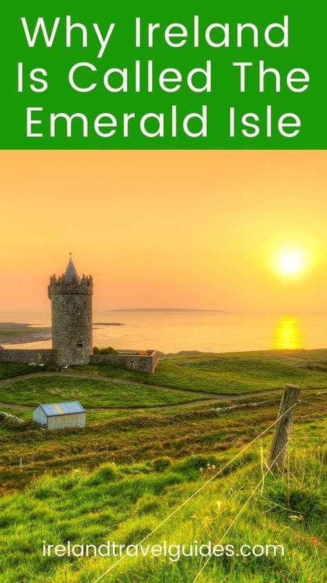 Ireland is frequently referred to as the “Emerald Isle,” which accurately describes what to expect when visiting this island country in the Atlantic. Both the gem and the colour emerald are associated with Ireland’s geography, literary legacy, and even spirituality. Ireland does not have emerald mines, nor does its lyrical moniker refer exclusively to its... Read the Post The post Why Ireland Is Called The Emerald Isle? appeared first on Ireland Travel Guides. Ireland Beauty, Emerald Isle Ireland, European Holiday, Ireland Itinerary, Green Scenery, Ireland Travel Guide, Irish Countryside, Ireland Vacation, Emerald Isle