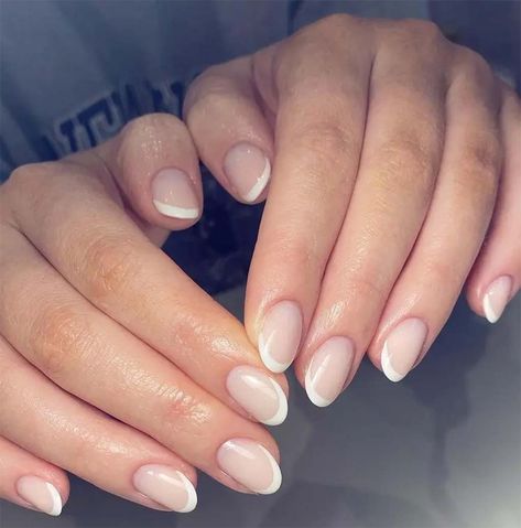 Milky French Manicure, French Nail Polish, Nails Milky, White French Nails, Pink French Nails, Gel Nails French, Milky Nails, Nude Nail Designs, White Nail Designs