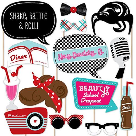 50s Party Decorations, 50s Theme Party, 50s Birthday, Grease Theme, 50s Sock Hop, Grease Party, 50s Theme Parties, Sock Hop Party, 50s Theme