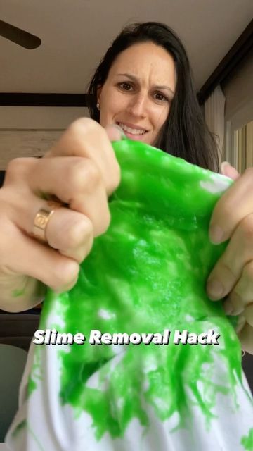 Myriam Sandler on Instagram: "Save this post for a slimy day 😜. White vinegar is the antidote to slime 🙌🏻. I used to hate it until I learned how easy it was to clean and now am all for it. All you have to do is soak it in a little bit of warm water and white vinegar to cover the slime spot. Let it soak for about 15 minutes and you’ll see the slime melt right off 👌🏼. Wash and dry normally after the slime has been removed. I hope this gives you peace of mind when it comes to slime 🤗 #cleanin Water Slime, Slime Time, Himalayan Salt Lamp, White Vinegar, 15 Minutes, Peace Of Mind, Warm Water, Slime, Vinegar