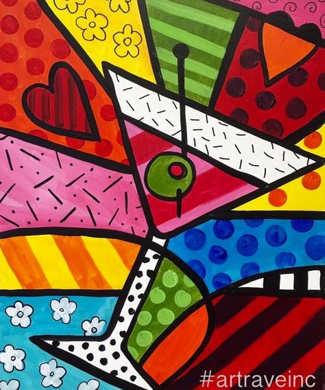 Drawing Ideas 2023, Painting Drawing Ideas, Romero Britto Art, Painting 2023, Britto Art, Cubism Art, Diy Canvas Art Painting, Art Drawings For Kids, Amazing Art Painting