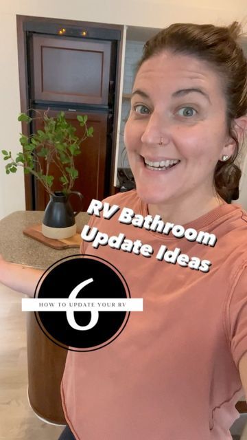 Rachel • RV Reno and DIY on Instagram: "Let’s tour 3 of my renovated RVs to get some inspiration for RV Bathroom Renovations!! I won’t lie, I think the Bathroom is the hardest room to renovate. Mostly because the spaces are usually so small and you’re wracking your brain with ways to make the space feel bigger and allow more floor space. Renovation Tour 1 is a partial renovation- some old and some new. Renovation Tour 2 is mostly all new items, with the original tub, and Renovation Tour 3 wa Rv Bathrooms, Rv Bathroom, Rv Renovations, Rv Hacks, Bathroom Reno, Bathroom Update, Tiny Bathroom, Bathroom Renos, Rv Life