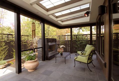 Veranda Design, Porch Interior, Covered Patio Design, Backyard Pergola, Patio Flooring, Pergola With Roof, Patio Roof, House With Porch, Diy Pergola