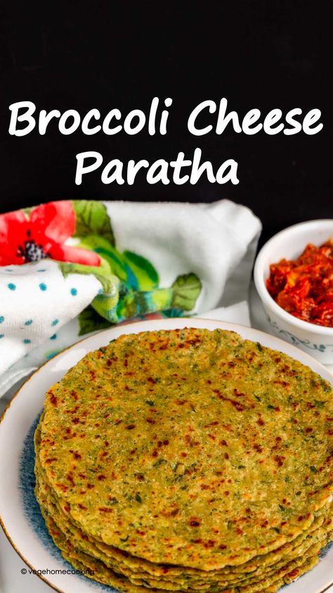 Broccoli Cheese Paratha (Healthy Indian Flatbread) Healthy Bread Alternatives, Cheese Paratha, Indian Flatbread, Hidden Vegetables, Bread Alternatives, How To Make Dough, A Healthy Breakfast, Healthy Bread, Broccoli Cheese