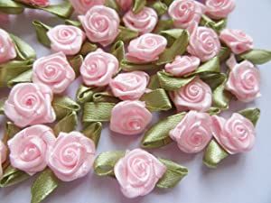 Satin Ribbon Roses, Diy Ribbon Flowers, Wedding Applique, Satin Ribbon Flowers, Ribbon Rose, Card Embellishments, Rose Applique, Wedding Brooch, Satin Roses