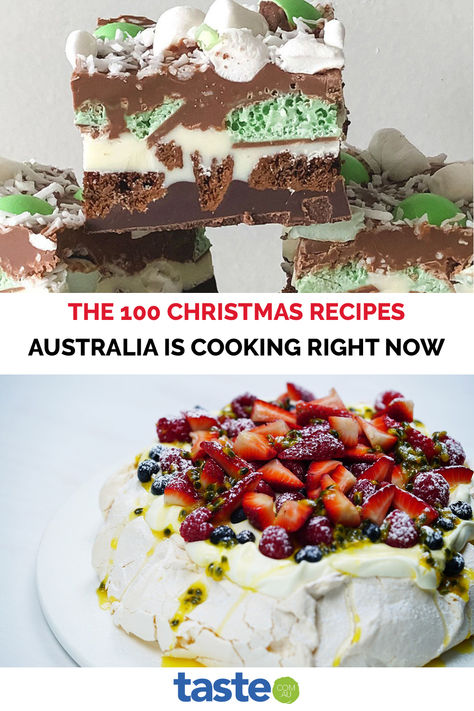 Fancy a sneaky glimpse into everyone’s 2022 Christmas feast? We’ve collated the 100 festive dishes people are currently cooking, from salads to desserts, and edible gifts, too. Don’t be surprised if you see a few at your Christmas celebration! Christmas Dessert Australia, Aussie Recipes, Christmas Treats For Gifts, Aussie Food, Christmas Salads, Christmas Feast, Aussie Christmas, Festive Food, Australia Food