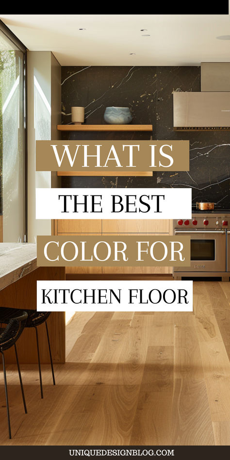 Struggling to pick the perfect kitchen floor color? Check out my  guide for insights on matching floor colors with your cabinets, walls, and overall theme. Learn how to balance aesthetics and practicality to create a space that's both beautiful and functional. Get tips on light vs. dark floors, color psychology, and maintenance considerations to make an informed choice. Kitchen Cabinet Color Ideas For Wooden Floor, Beautiful Kitchen Floors, Dark Vs Light Flooring, Kitchen Cabinet Color Ideas Wood Floor, Floor And Cabinet Combinations, Popular Flooring 2024, Wood Floor Colors 2024, Kitchen Cabinet And Floor Combinations, Dark Floor Light Cabinets