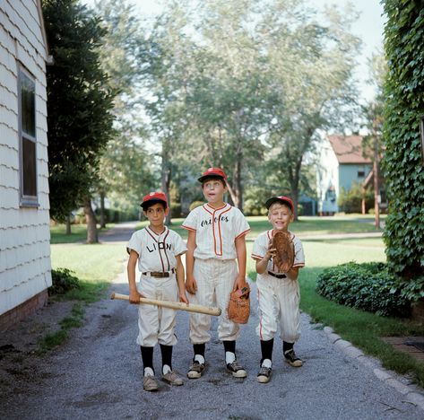 Past Lives in Kodachrome: Anonymous family photographs from the midcentury | Creative Boom Rockwell Paintings, Norman Rockwell Paintings, Female Perspective, Baby's First Step, Martin Parr, Baseball Boys, Color Film, Magnum Photos, Photo Projects