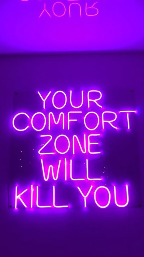 Enjoying Your Own Company Aesthetic, Neon Purple Aesthetic, Purple Aesthetic Background, Neon Signs Quotes, Purple Quotes, Neon Quotes, Purple Vibe, My Wallpaper, Dark Purple Aesthetic