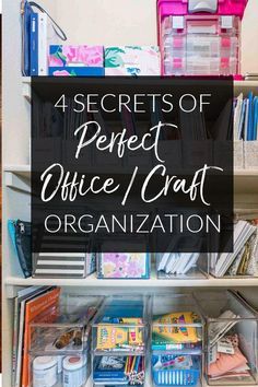 Have an office or craft room that's an overwhelming mess? I did too! Now it's an organized dream space. Tips for organizing the office closet, drawers, and shelves that will help you declutter and KEEP everything organized long-term. #declutter #homeoffice #craftroom #homeorganization #organizingtips #officeorganization Craft Room Organizing, Polished Habitat, Craft Closet Organization, Office Closet, Asthma Relief, Tips For Organizing, House Organization, Drawers And Shelves, Closet Office