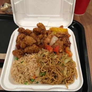 Panda Express (Teriyaki/Orange/Kung Pao Chicken, white/fried rice, egg rolls) White Fried Rice, Rice Egg Rolls, Panda Express Fried Rice, Fried Rice Egg, Panda Express Orange Chicken, Rice Egg, Panda Express, Orange Chicken, Egg Rolls