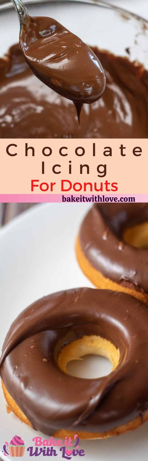 Chocolate Frosting Donut, Chocolate For Donuts Recipe, Chocolate Donut Icing Recipe, Easy Chocolate Glaze For Donuts Recipe, Chocolate Ganache For Donuts Recipe, Chocolate Frosting For Donuts Recipe, Chocolate Long Johns Recipe, Donuts Icing Recipe, Frosting For Donuts Icing Recipe