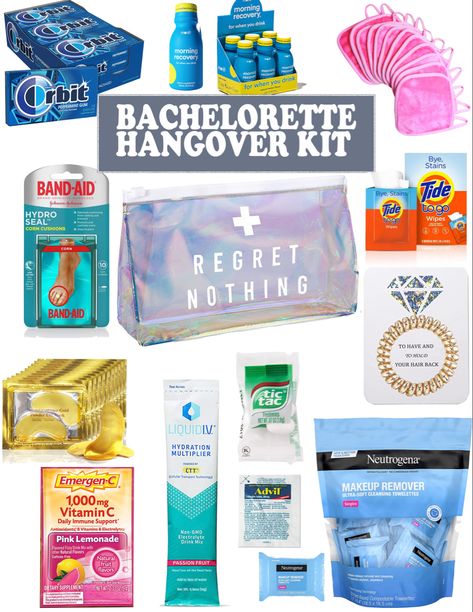 Hangover Kit Ideas, Bachelorette Goodies, Bachelorette Goodie Bags, Bachelorette Survival Kit, Party Survival Kit, Hangover Recovery Kit, Bachelorette Hangover Kit, Bachelorette Diy, Bachelorette Party Favor Bags