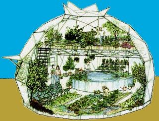 Geodesic greenhouse Yes please! Underground Greenhouse, Geodesic Dome Greenhouse, Casa Hobbit, Dome Greenhouse, Entertainment Area, Aquaponics System, Garden Greenhouse, Geodesic Dome, Earthship