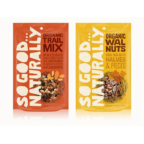 Organic Food Packaging, Healthy Food Packaging, Cereal Packaging, Organic Packaging, Typography Packaging, Organic Nuts, Packaging Idea, Pouch Design, Identity Inspiration