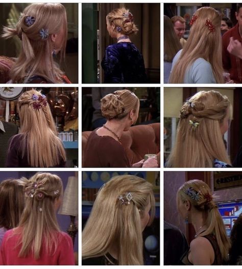 Phoebe Buffay 💋 which hair style is your fav? Top middle is my fav. 😍😍😍 Haircuts Unique, Feminine Short Haircuts, Haircuts Feminine, Phoebe Howard, 2000s Hairstyles, Y2k Hairstyles, Stylish Short Haircuts, Diy Haircut, Phoebe Buffay