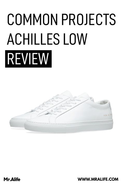 Still thinking of buying the Common Projects Achilles Low? Let's face it: no Common Projects alternatives even come close. Read this review and see why. #commonprojects Common Projects Achilles Low, Common Projects Achilles, Best White Sneakers, White Sneakers Outfit, White Fashion Sneakers, White Sneakers Men, Common Projects, Women Outfit, Sneakers Outfit