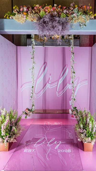 Lily's Bat Mitzvah | R Creative Inc | PartySlate Bat Mitzvah Decorations, Bas Mitzvah, Pink Bat Mitzvah, Bat Mitzvah Themes, Mitzvah Themes, Swag Design, Food Stations, Custom Branding, Bat Mitzvah