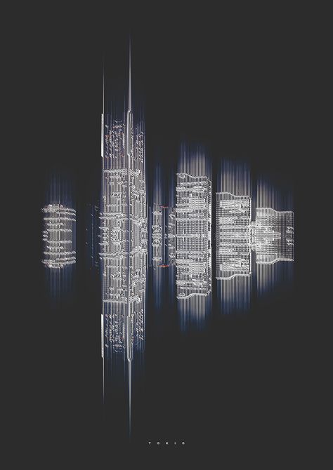 CITY SOUND on Behance Invisible Cities, Sound Art, Design Textile, 3d Texture, Graphic Design Studios, Creative Industries, Sound Waves, Beck, Background Patterns