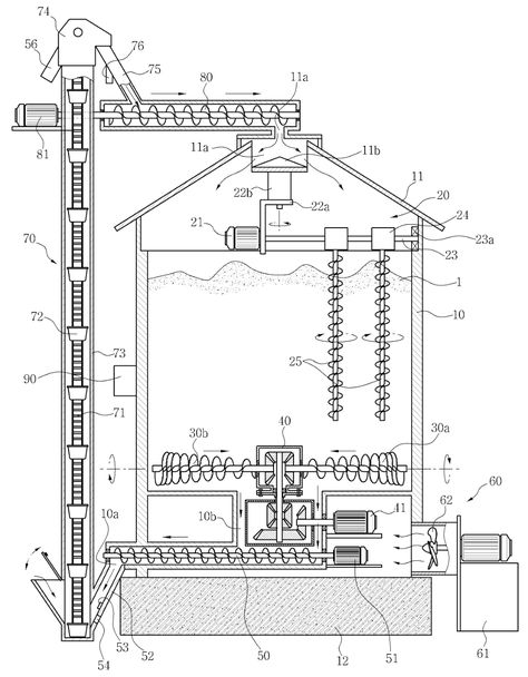 KR100594603B1 - Continuous flow grain silo drier - Google Patents Grain Silo, Seed Storage, Rice Mill, Second Semester, Power Transmission, Grain Storage, Storage Units, March 1, Control Unit