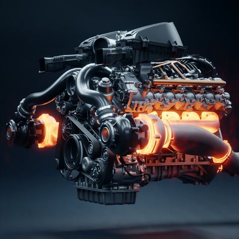 Engine Aesthetic, Mechanic Engineering, Mechanical Engineering Design, Automobile Engineering, Cool Car Drawings, Automotive Mechanic, Automotive Engineering, Motor Engine, Car Inspiration