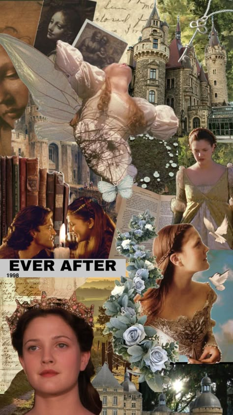 #everafter #fairytale #enchanted #drewbarrymore #soft #love After Movie Aesthetic, Ever After Cinderella, Things To Make For Friends, Ever After Movie, Cottage Core Collage, Grandmother Portrait, Ever After 1998, Movie Night Aesthetic, Ever After A Cinderella Story