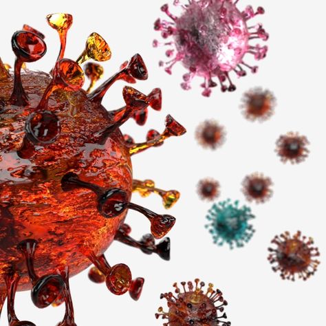 Virology Aesthetics, Virus Illustration, Stereoscopic 3d, Geometric Pattern Background, Viral Infection, Beautiful Sea Creatures, 3d Images, Bacterial Infection, Beneficial Bacteria