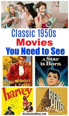 Must-See 1950s Movie Classic Movies To Watch, Movie Watch List, 1950s Movies, Classic Movies List, Best Classic Movies, Audrey Hepburn Movies, Best Movies List, Books And Tea, Netflix Movies To Watch