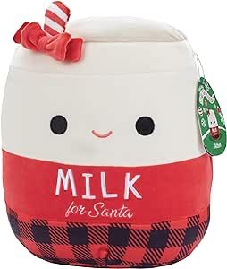 Milk For Santa, Carton Design, Easter Plush, Christmas Collectibles, Milk Carton, Christmas Gifts Toys, Pet Holiday, Christmas Plush, Cute Plush