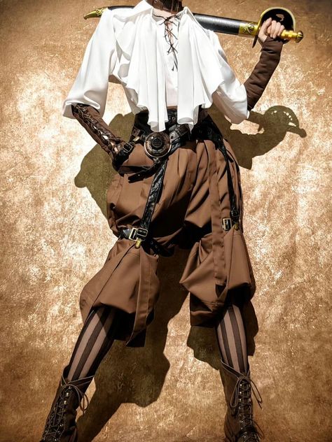 Pirate Clothing Reference, Adventurer Outfit Male, Paleontologist Outfit, Beekeeper Outfit, Clothing Ideas Male, Ren Fair Outfit Ideas, Steampunk Moodboard, Thief Outfit, Adventurer Outfit