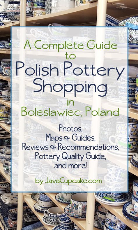 Polish Pottery Shopping in Boleslawiec, Poland - A Complete Guide | JavaCupcake.com Poland Food, Boleslawiec Pottery, Polish Pottery Boleslawiec, Polish Traditions, Visit Poland, Poland Travel, Polish Stoneware, Pottery Shop, Boleslawiec Poland