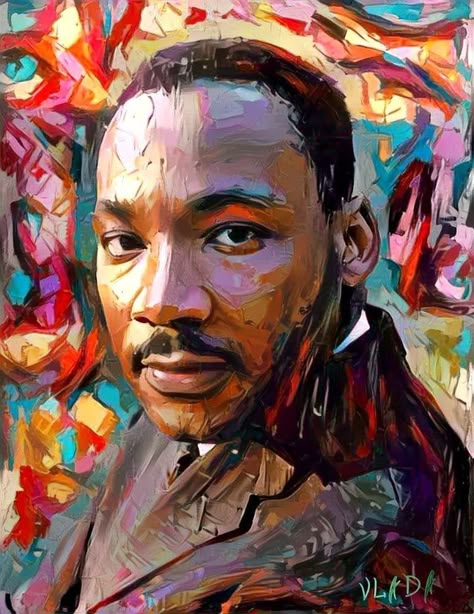 Martin Luther King Jr Art, Mlk Art, Portrait Canvas Painting, Handmade Portrait, Art Deco Paintings, Jr Art, Jazz Art, Camera Light, Insta Ideas