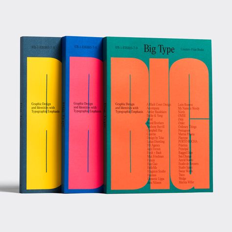 Counter-Print Cuts Through the Clutter with Their Coffee Table Book ‘Big Type’ – PRINT Magazine Mises En Page Design Graphique, Pentagram Design, Buch Design, Book Editorial, Publication Design, Coffee Table Book, Book Layout, Book Projects, Print Magazine